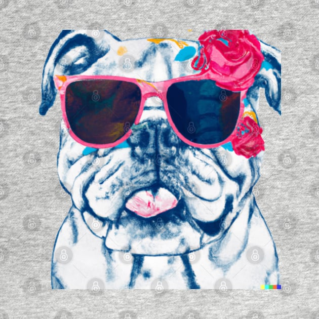 Coolest Bulldog by ThePawPrintShoppe